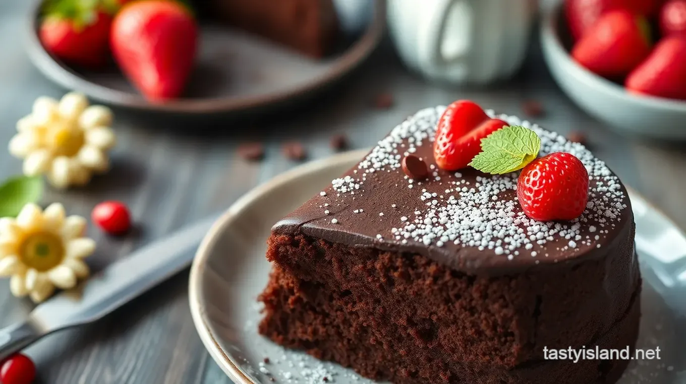 Heartfelt Chocolate Cake