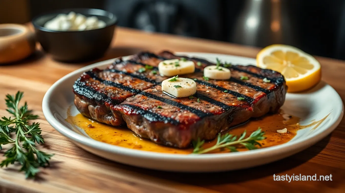 Perfectly Grilled T-Bone Steak