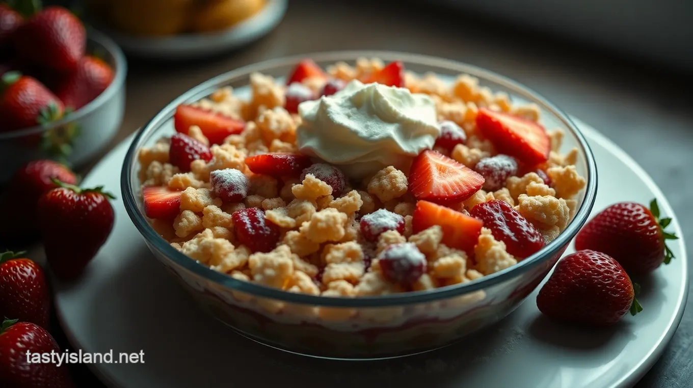 Strawberry Shortcake with Captain Crunch Crust