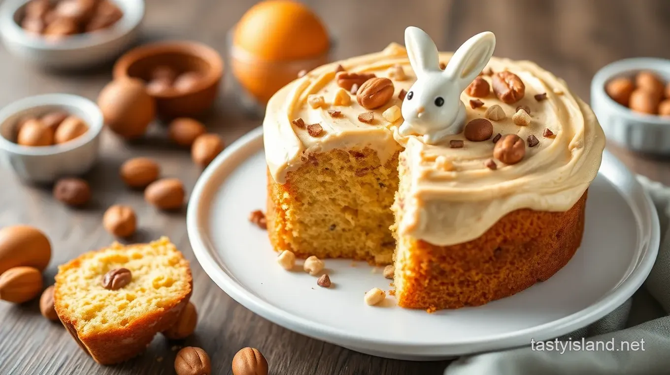 Yellow Cake Chocolate Frosting with.nuts and bunny: The Ultimate Recipe for Celebrations!