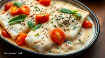 Bake Coconut Fish with Creamy Flavorful Sauce