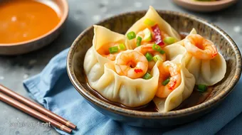 Boiled Pork Wontons with Shrimp Delight