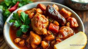 Cook Cajun Chicken Stew in 1 Hour of Joy