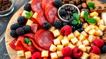 Easy Black and Red Charcuterie Board Bliss