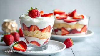 Strawberry Shortcake Parfait Recipe Easy: 5 Amazing Layers to Savor! recipe card