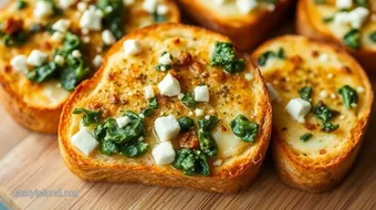 Fried Spinach Cheese Toasties - Cheesy Delight