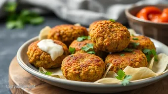 Fry Lupin Falafels - Crispy & Flavorful