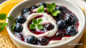 Mixing Blue Jam Aioli for a Flavorful Dip