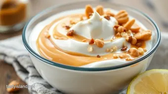 Mixing Peanut Butter Greek Yogurt Bliss