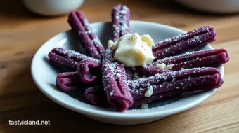 How to Make Amazing Purple Churros: A Sweet Recipe Adventure recipe card