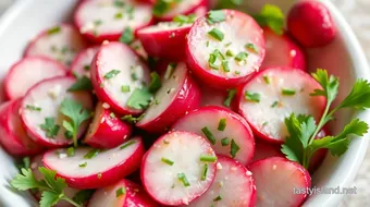 Quick Boiled Radishes with Herb Butter