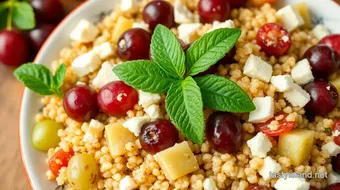 Quick Quinoa Grapes Delightful Salad