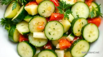 Refreshing Easy Cucumber Salad in 10 Min