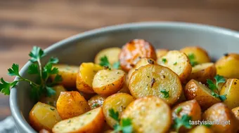 Roast Baby Potatoes with Garlic & Herbs