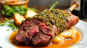 Roast Venison with Flavorful Herb Crust