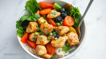 Sautéed Chicken Bowl with Fresh Veggies