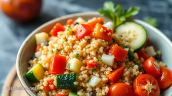 Sautéed Quinoa Bowl with Colorful Veggies