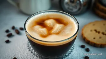 My Sunday Morning: Velvety kind of cold brew coffee with foamy bubbles recipe card