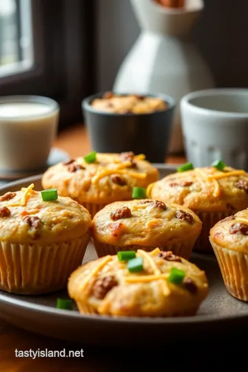 Bisquick Sausage Muffins presentation