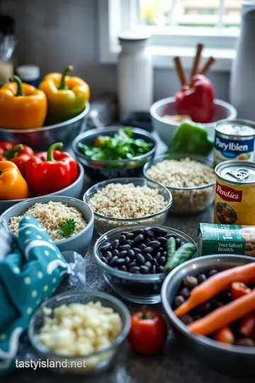 Chef s Apron Stuffed Bell Peppers ingredients