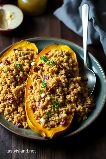 Coquina Squash: Savory Stuffed Coquina Squash Boats presentation