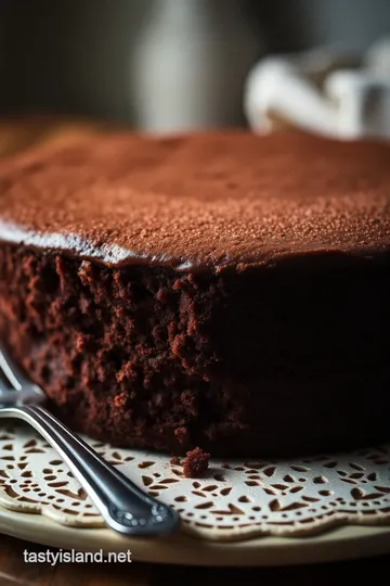 Decadent Yodel Cake with Fluffy Chocolate Cream Filling presentation