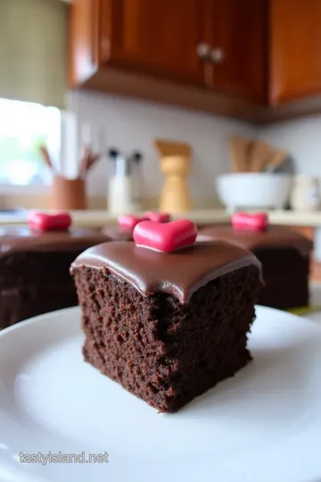 Heartfelt Chocolate Cake steps