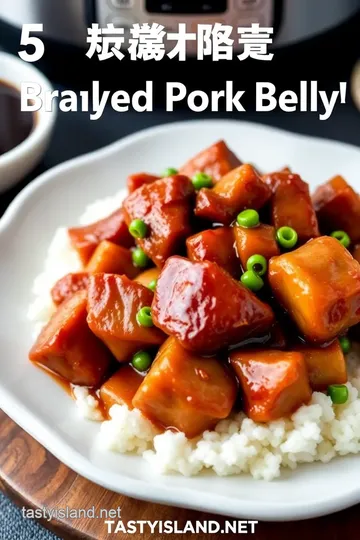 Instant Pot Chinese Braised Pork Belly Recipe presentation