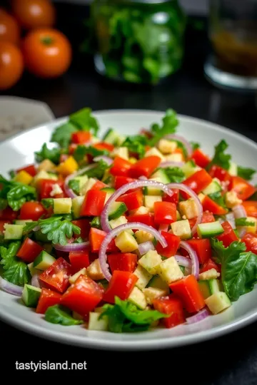 Italian Chopped Salad Inspired by McAlister s presentation