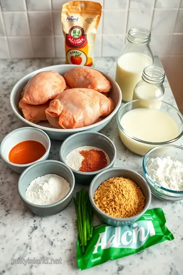 Krispy Krunchy Chicken: Perfectly Seasoned Fried Chicken ingredients