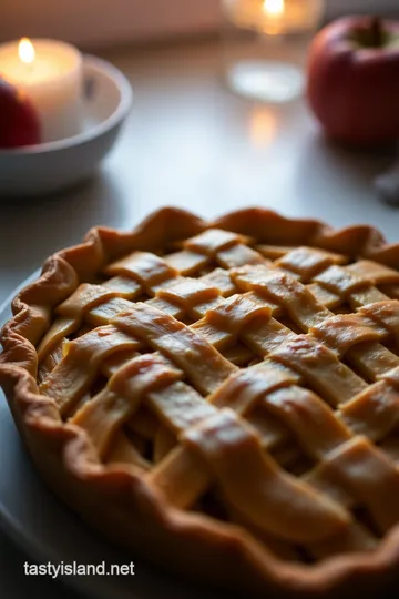 Lattice-Topped Apple Pie presentation