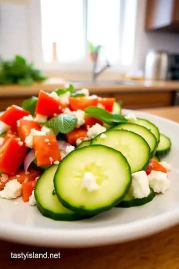 Quick Tasty Green Cucumber Salad in 15 Minutes steps