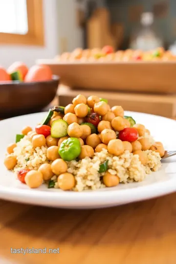 Quick & Easy Roasted Chickpeas with Veggies steps