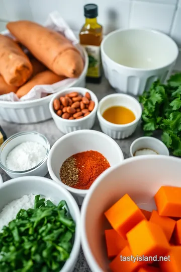 Savory Sweet Potato Bites ingredients