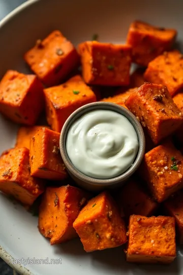 Savory Sweet Potato Bites presentation