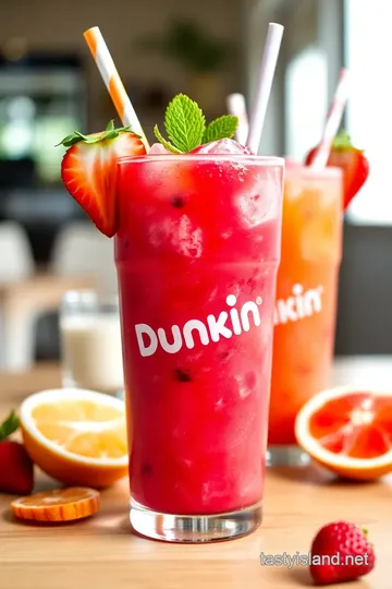 Sparkling Dunkin Refreshers: A Quintessential Summer Sip presentation