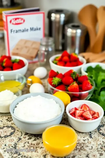 Strawberry Earthquake Cake ingredients