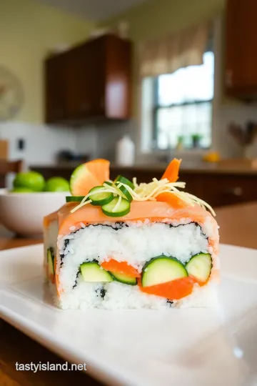 Sushi Cake steps