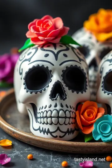 Vibrant Día de los Muertos Sugar Skulls: A Sweet Tribute presentation