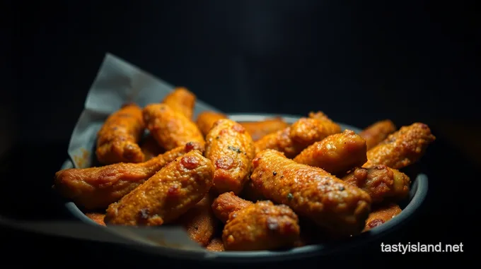 Crispy Air Fryer Chicken Wings with Garlic Parmesan Sauce